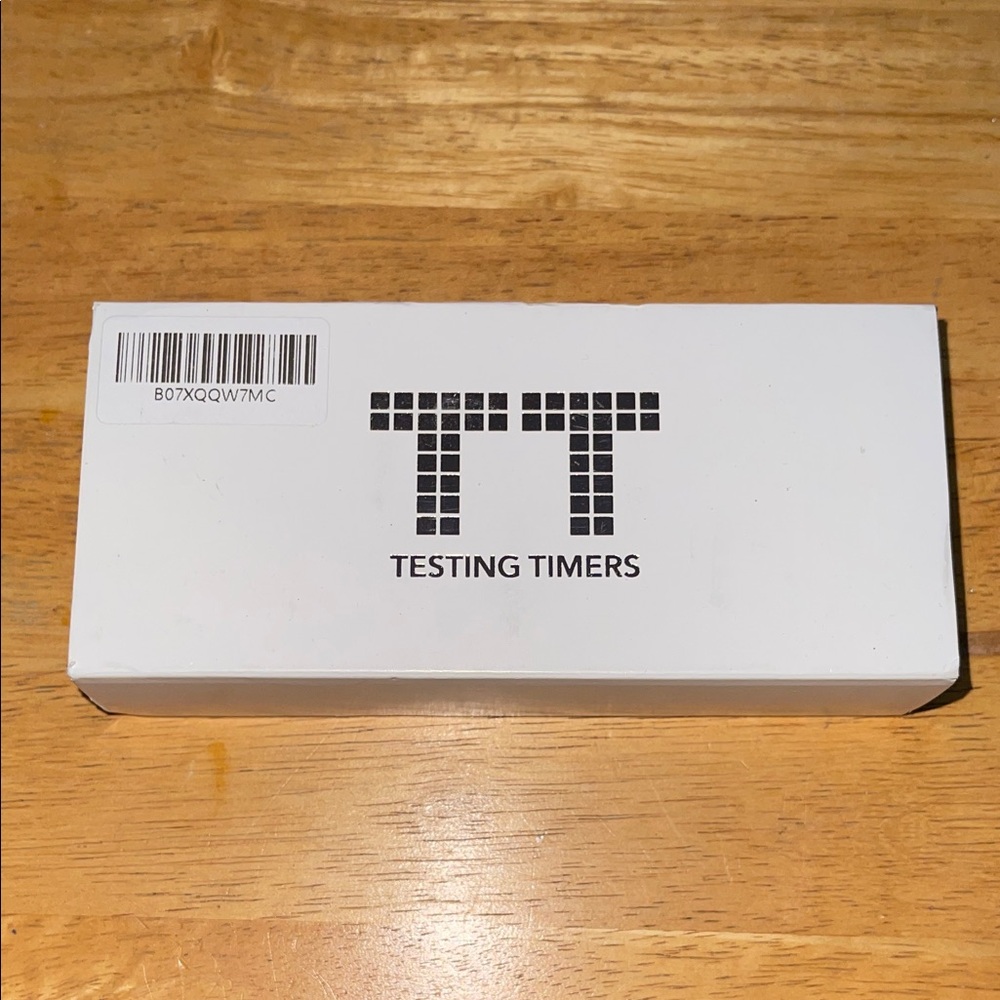White Testing Timers Box for ACT, SAT Testing